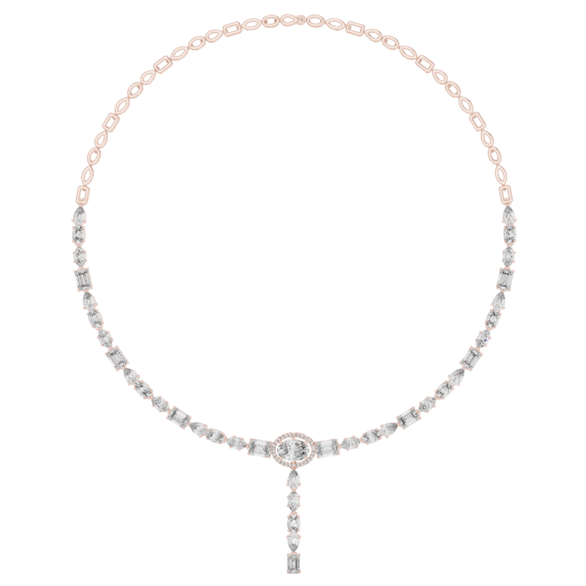 Celestial Radiance Drop Necklace