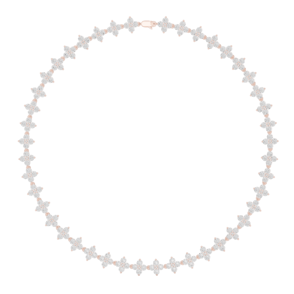 Blossom Symphony Diamond Necklace