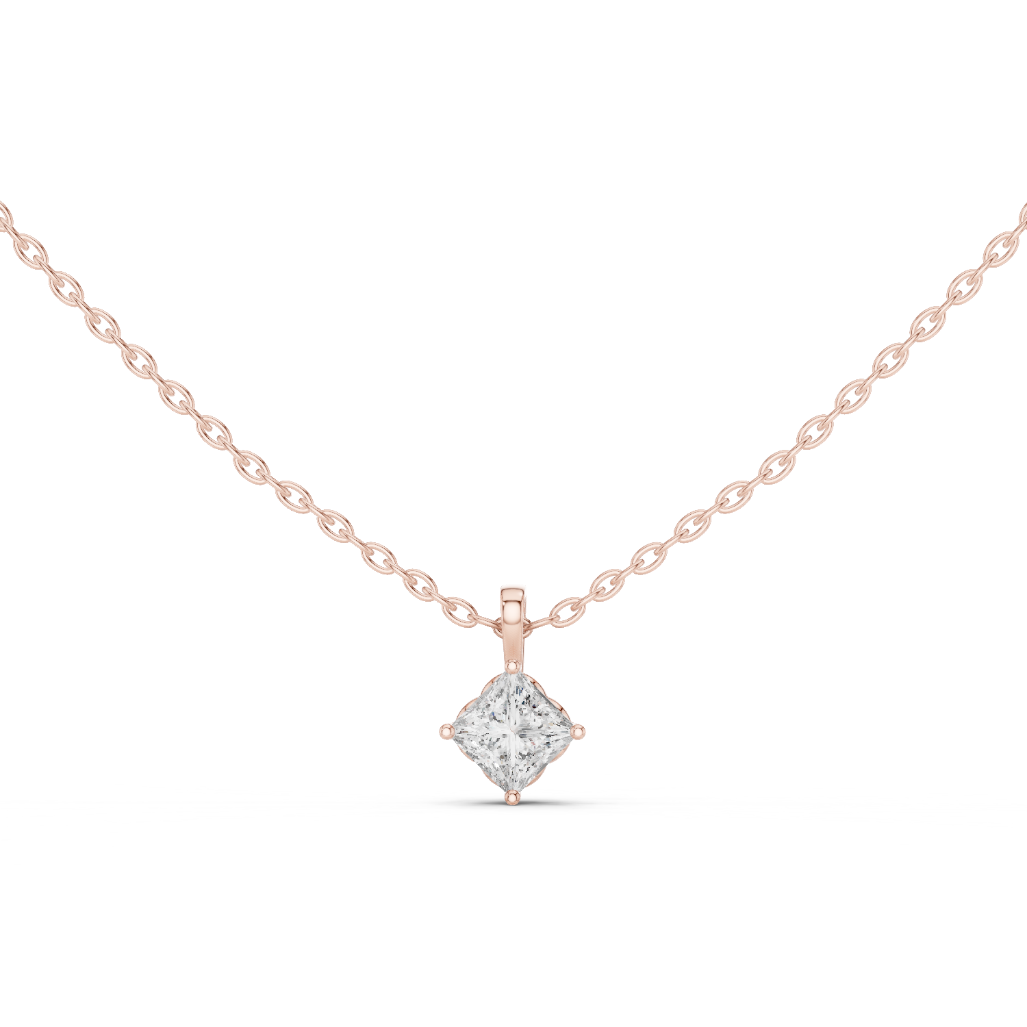 Timeless Solitaire Diamond Pendant