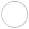Brilliantly Crafted Diamond Tennis Necklace