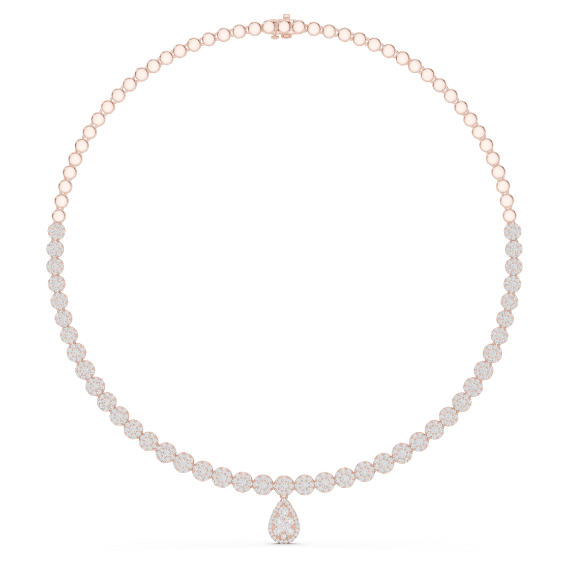 Eternal Radiance Teardrop Necklace