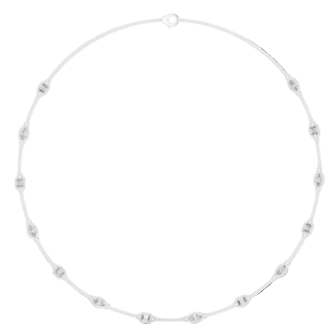 Starlit Path Diamond Necklace