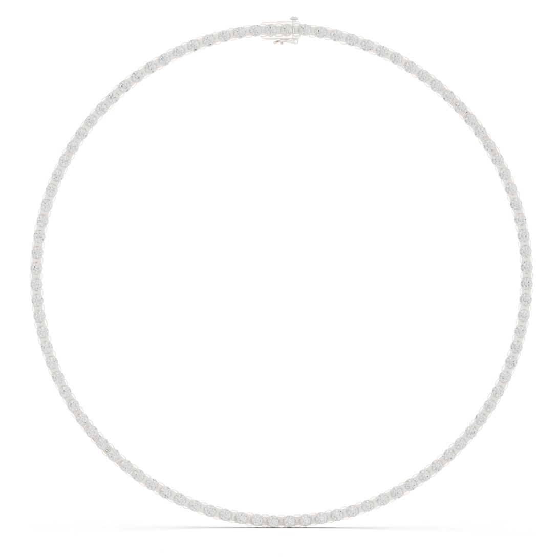Celestial Glow Bezel Necklace