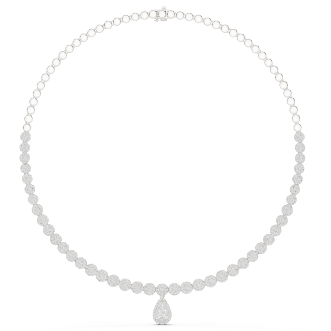 Eternal Radiance Teardrop Necklace