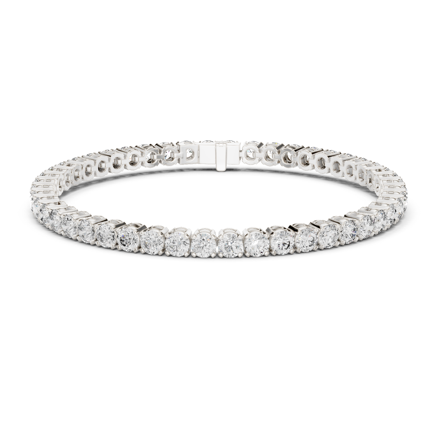 Blush Glow Tennis Bracelet