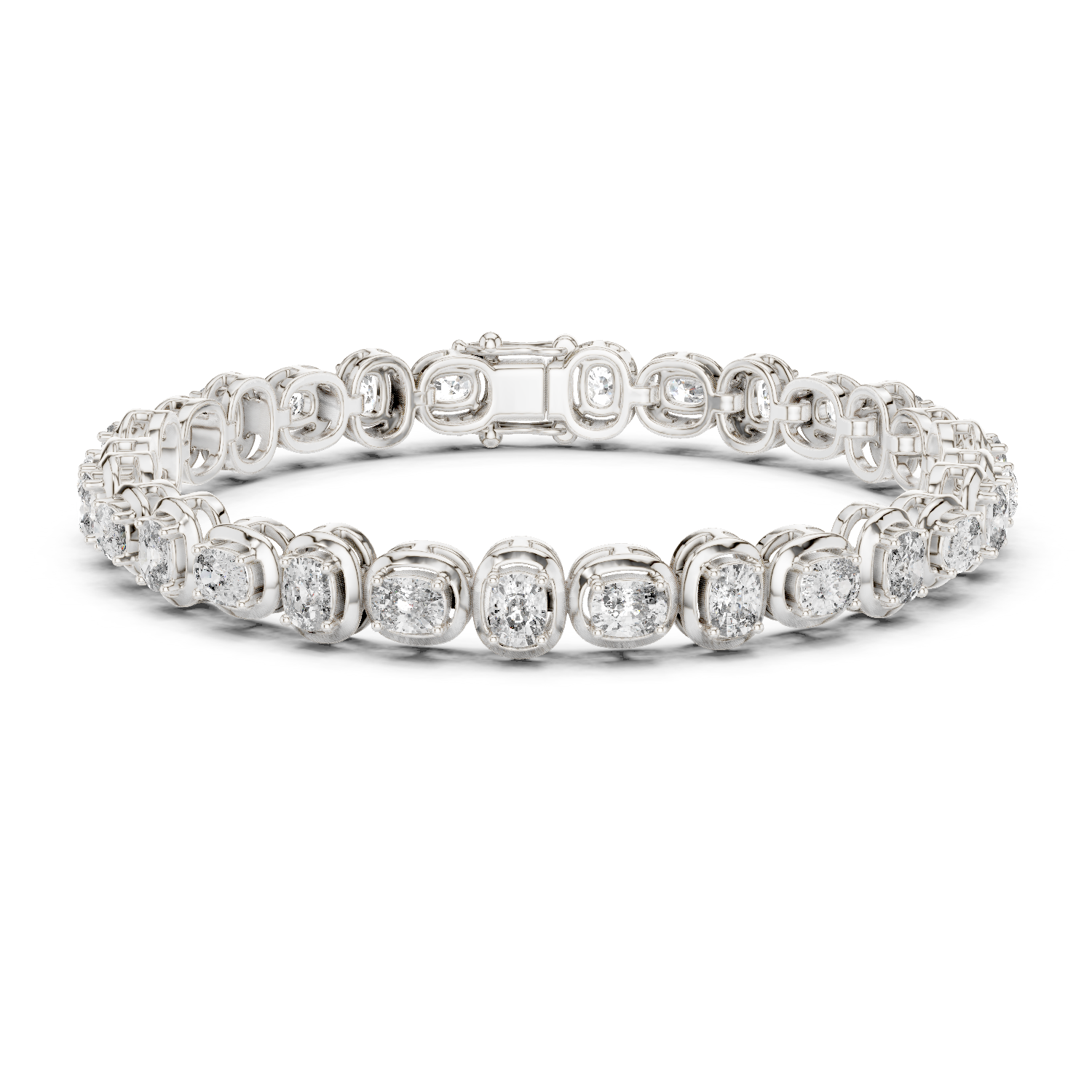 Featuring Sparkling Cushion-Set Diamonds
