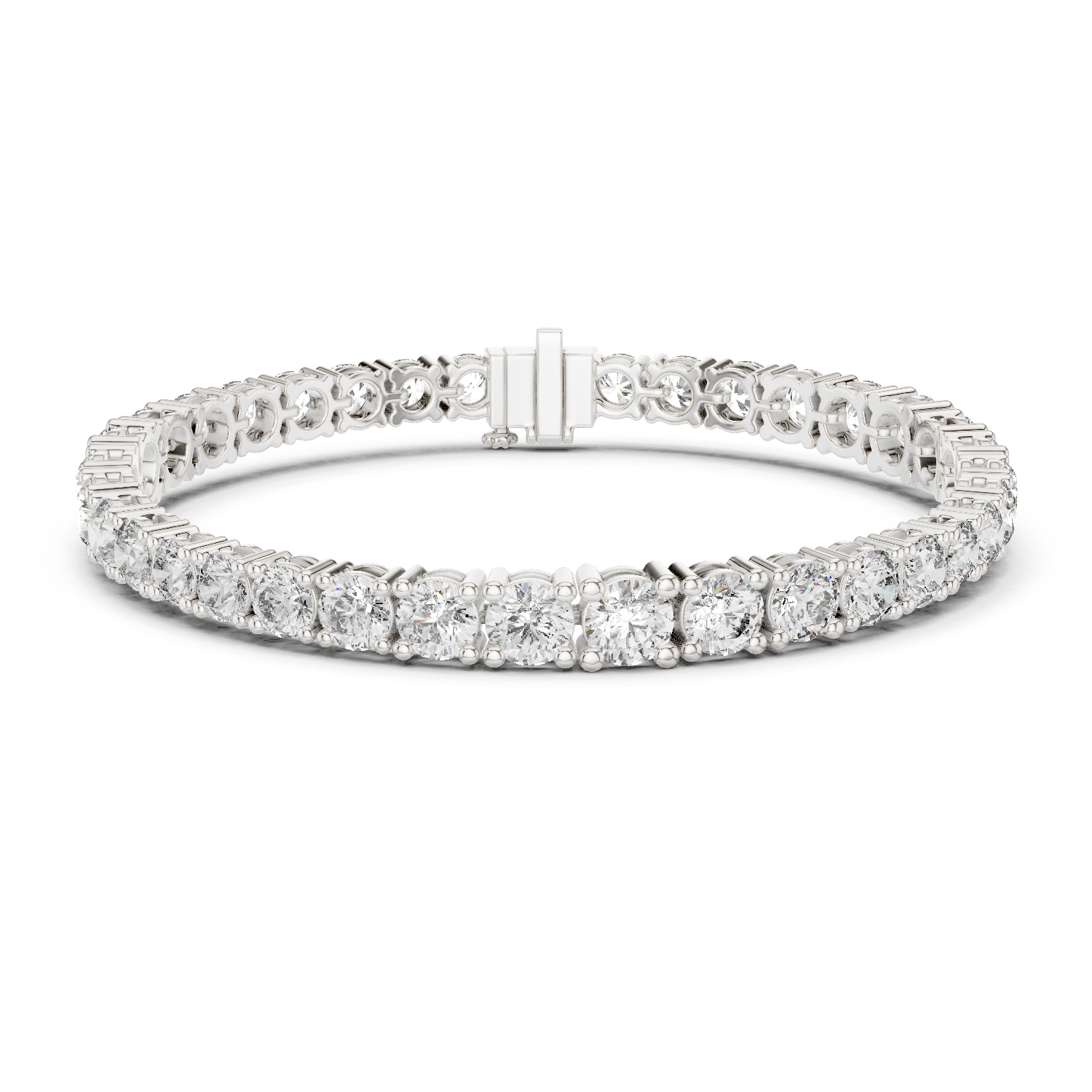 Diamond Tennis Bracelet with Prong Setting