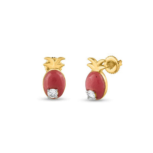 Tropical Glamour Gems Ear Pins