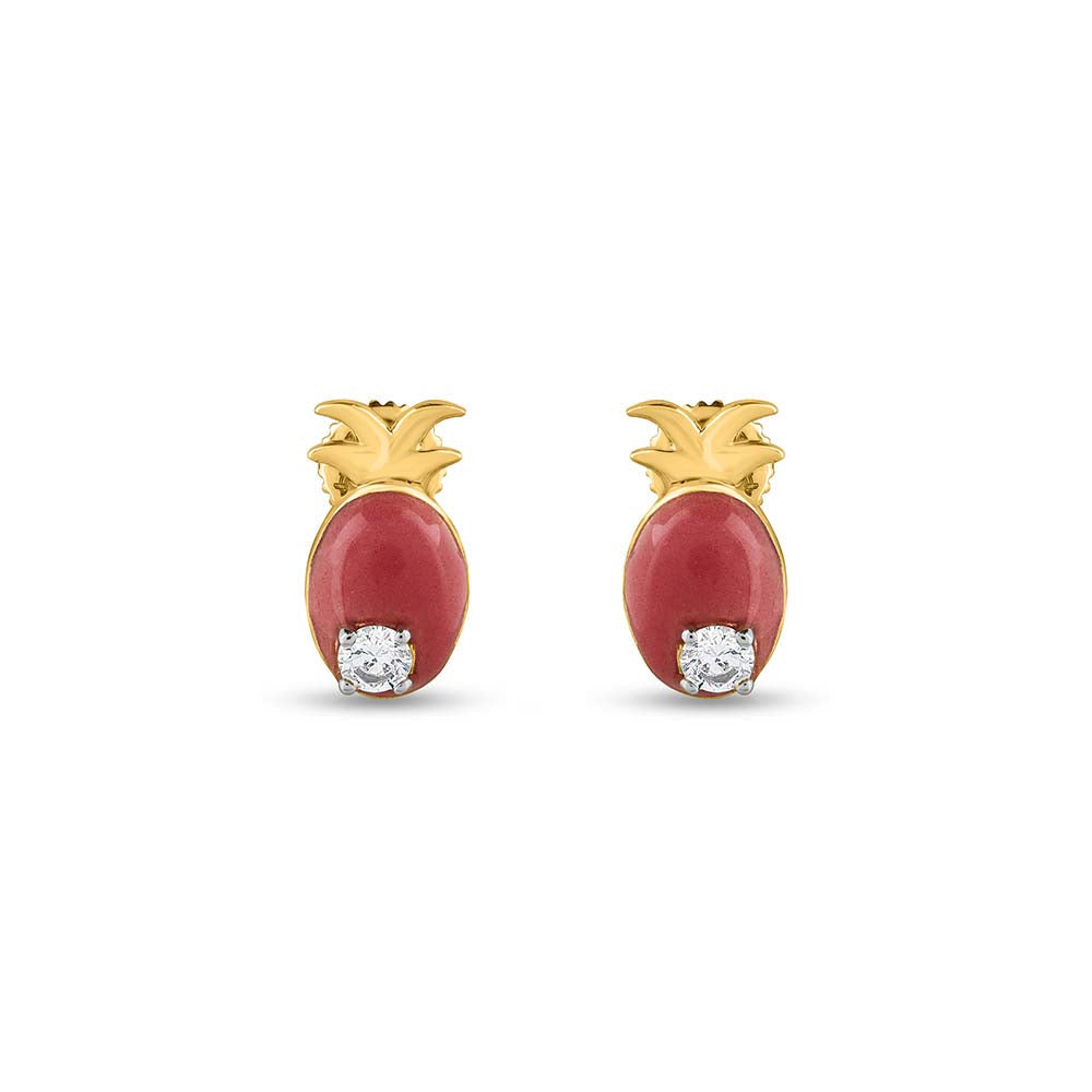 Tropical Glamour Gems Ear Pins