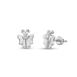 Ethereal Butterfly Sparkle Ear Studs