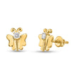 Ethereal Butterfly Sparkle Ear Studs
