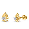 Luminous Leaf Ear Studs
