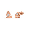 Radiant Snail Charms Earstuds