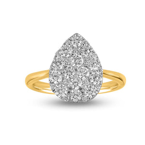 Evangeline Gold Diamond Ring