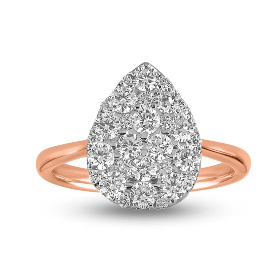 Evangeline Gold Diamond Ring