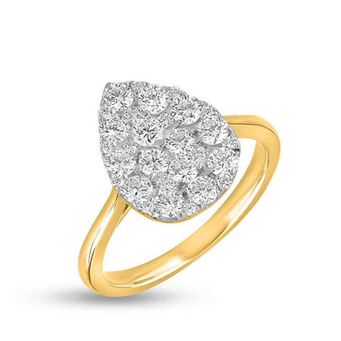 Evangeline Gold Diamond Ring