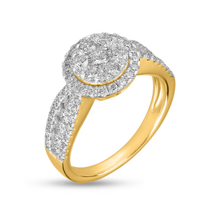 Odette Gold Diamond Ring