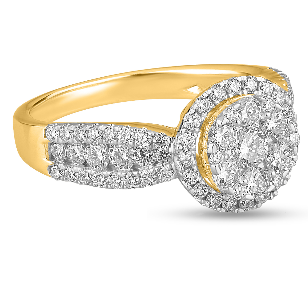 Odette Gold Diamond Ring