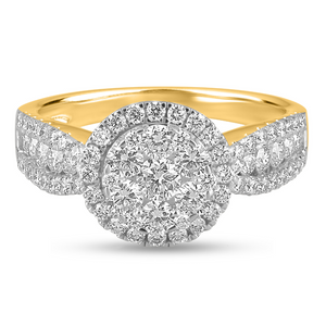 Odette Gold Diamond Ring