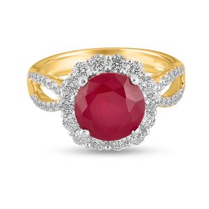 Regal Round Solitaire Ring