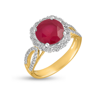 Regal Round Solitaire Ring