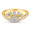 Golden Goddess Diamond Ring