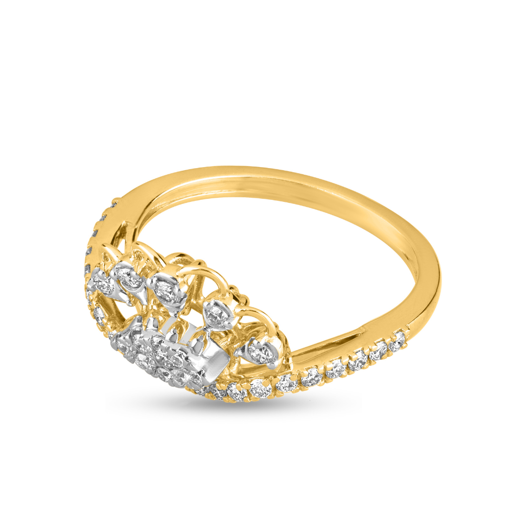 Golden Goddess Diamond Ring