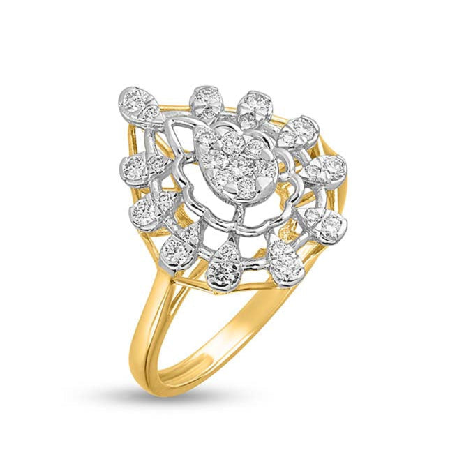 Glittering Galaxy Diamond Ring
