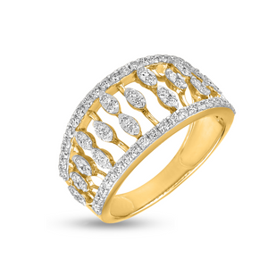 Spinel Sparkle Diamond Ring