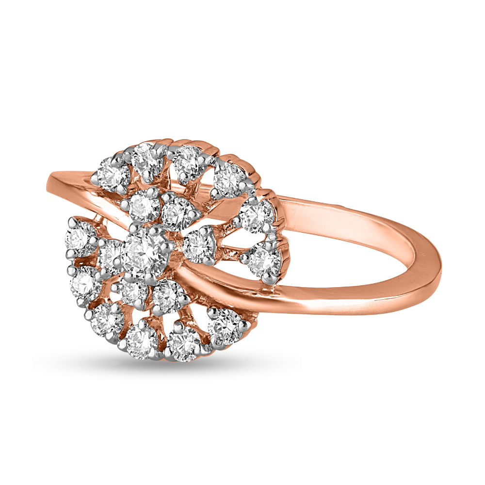 Kunzite Kiss Diamond Ring