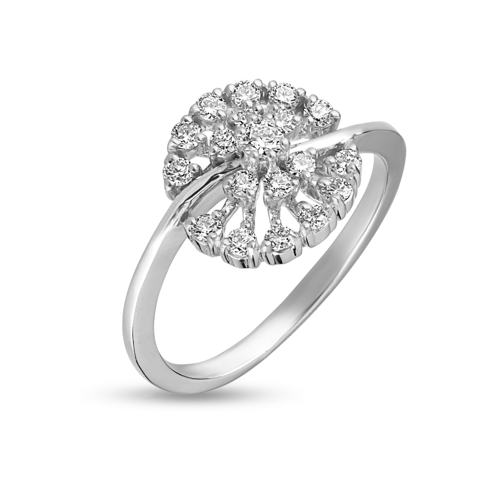 Kunzite Kiss Diamond Ring