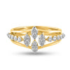 Twilight Twist Diamond Ring