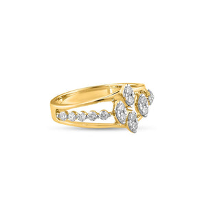 Twilight Twist Diamond Ring
