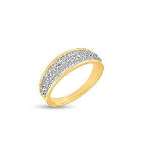 Solar Sparkle Diamond Ring