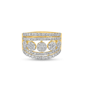 Garnet Glamour Diamond Ring
