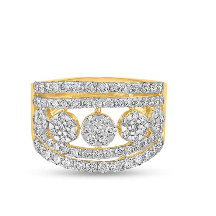 Garnet Glamour Diamond Ring