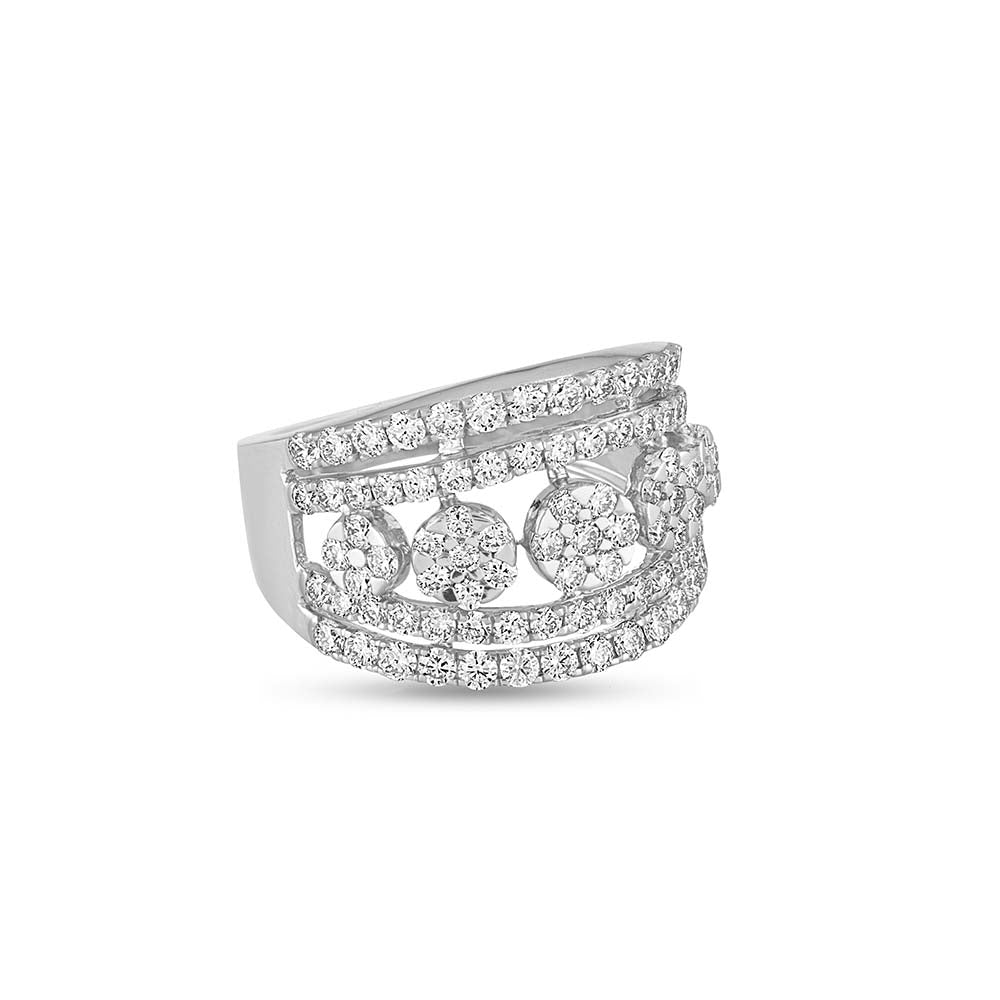 Garnet Glamour Diamond Ring