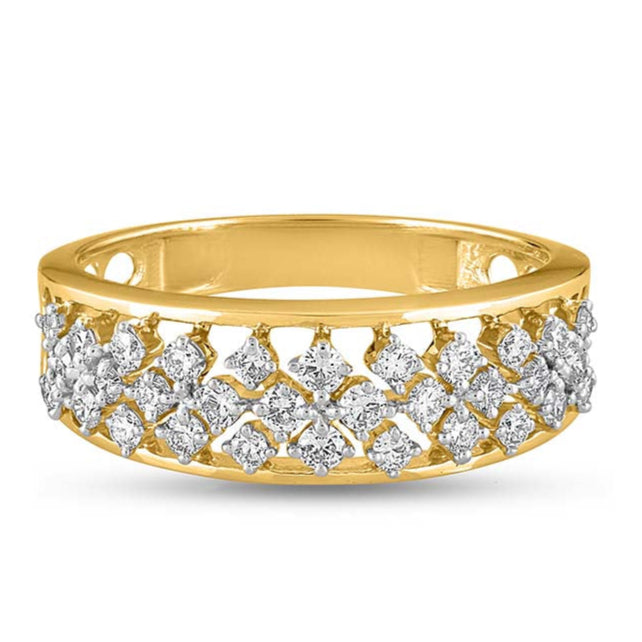 Golden Grace Diamond Ring