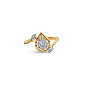 Ethereal Droplet Sparkle Ring