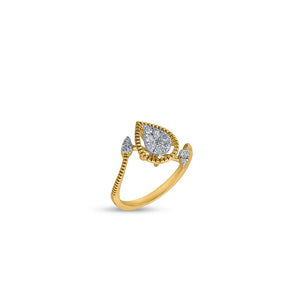 Ethereal Droplet Sparkle Ring