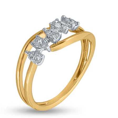 Pristine Geometric Harmony Ring