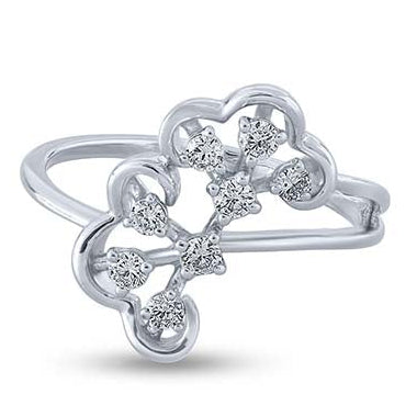 Mystic Petal Divisions Sparkle Ring