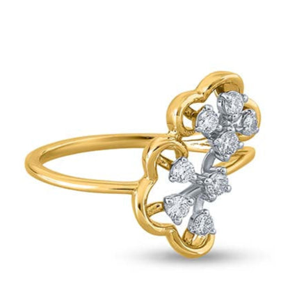 Mystic Petal Divisions Sparkle Ring