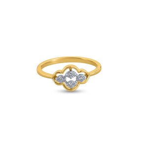 Petal Quartet Harmony Ring
