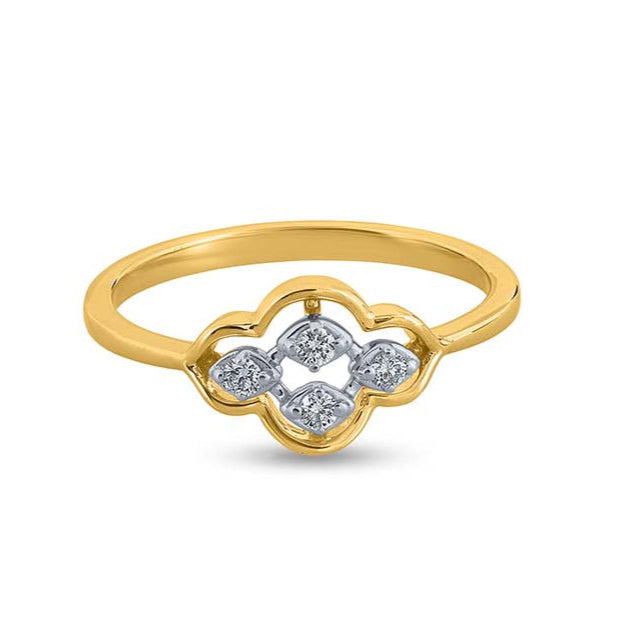 Petal Quartet Harmony Ring