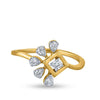 Quadrangle Pristine Diamond Drops Ring