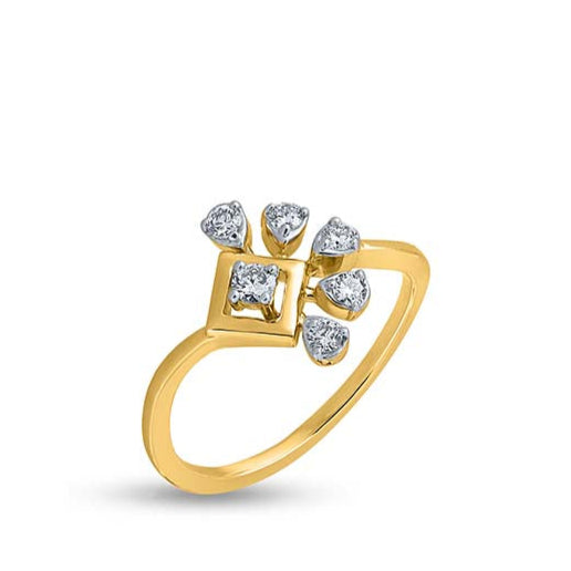 Quadrangle Pristine Diamond Drops Ring