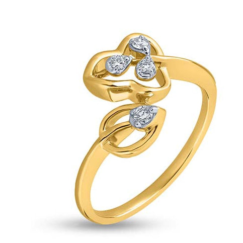 Leafy Duo Radiance Ring