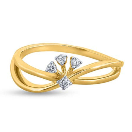 Petalled Quartet Radiance Ring
