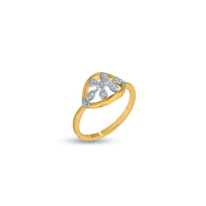 Luminous Floral Affinity Ring
